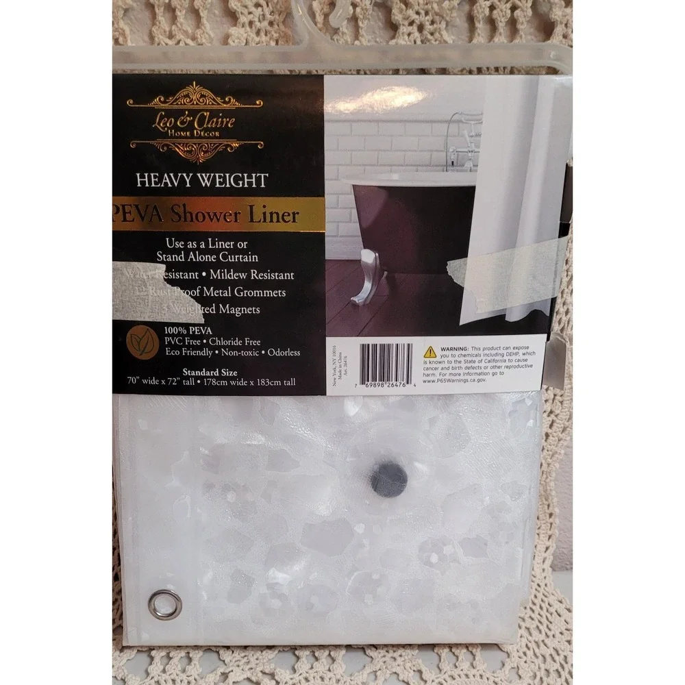 PEVA Shower liner curtain 70